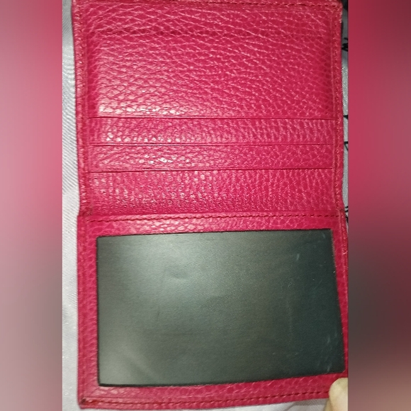 Gucci GUC Pink Leather ID/Card Holder - Picture 3 of 7